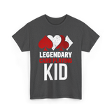 Legendary Kid Playing Cards Player T-Shirt - Dark Heather