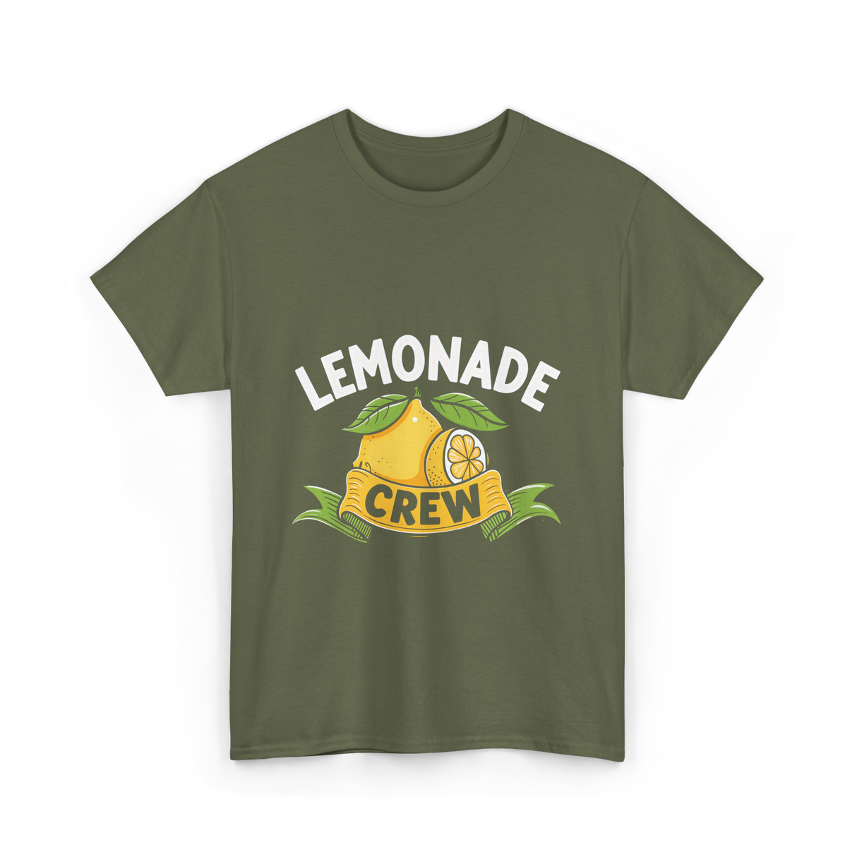 Lemonade Crew Lemon Lemonade T-Shirt - Military Green