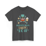 Leprechauns Made Me Do It St Patricks Day T-Shirt - Dark Heather