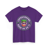 Leprechauns Made Me Do It St Patrick's Day T-Shirt - Purple