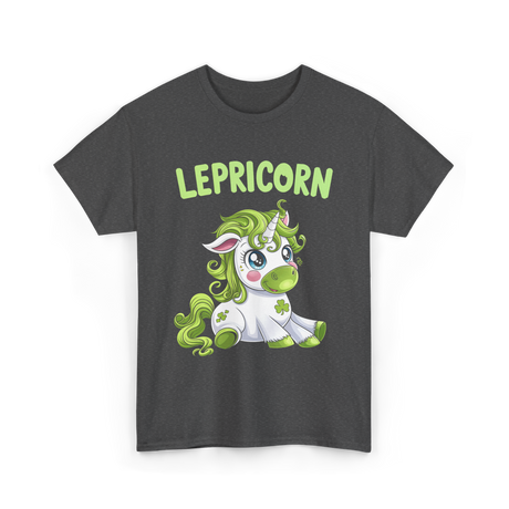 Lepricorn Unicorn St. Patrick's Day T-Shirt - Dark Heather