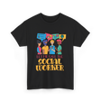 Let Me Call The Social Worker Social Work T-Shirt - Black