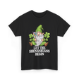 Let The Shenanigans Begin Gnome T-Shirt - Black