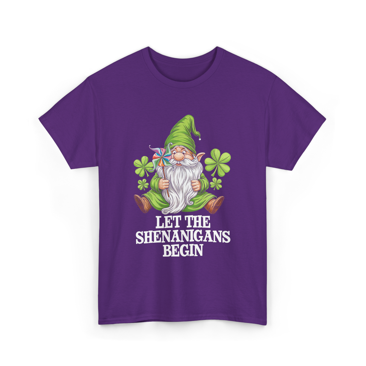 Let The Shenanigans Begin Gnome T-Shirt - Purple