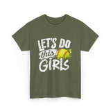 Lets Do This Girls Softball T-Shirt - Military Green