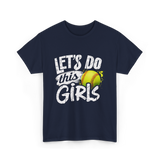 Lets Do This Girls Softball T-Shirt - Navy