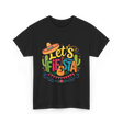 Let's Fiesta Guitar Cactus T-Shirt - Black