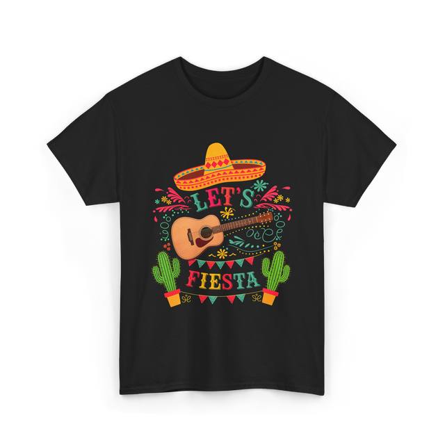 Let's Fiesta Guitar Fiesta T-Shirt - Black