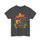 Let's Fiesta Guitar Fiesta T-Shirt - Dark Heather