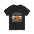 Let's Get Smashed Pumpkin Halloween T-Shirt - Black