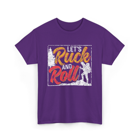 Let's Ruck and Roll Hiking Adventure T-Shirt - Purple