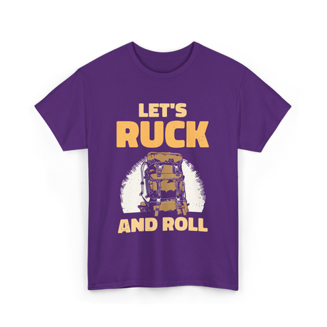 Let's Ruck And Roll Rucking T-Shirt - Purple