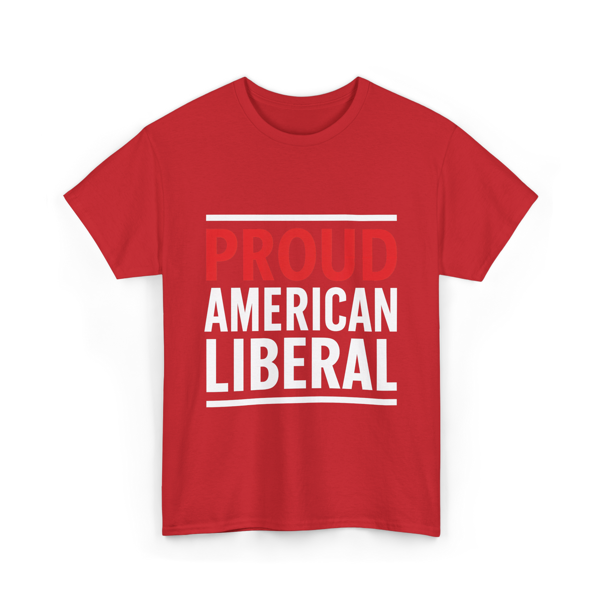 Liberal Political T-Shirt - Red