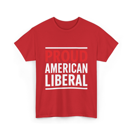 Liberal Political T-Shirt - Red