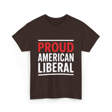 Liberal Political T-Shirt - Dark Chocolate