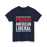 Liberal Political T-Shirt - Navy