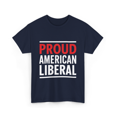 Liberal Political T-Shirt - Navy