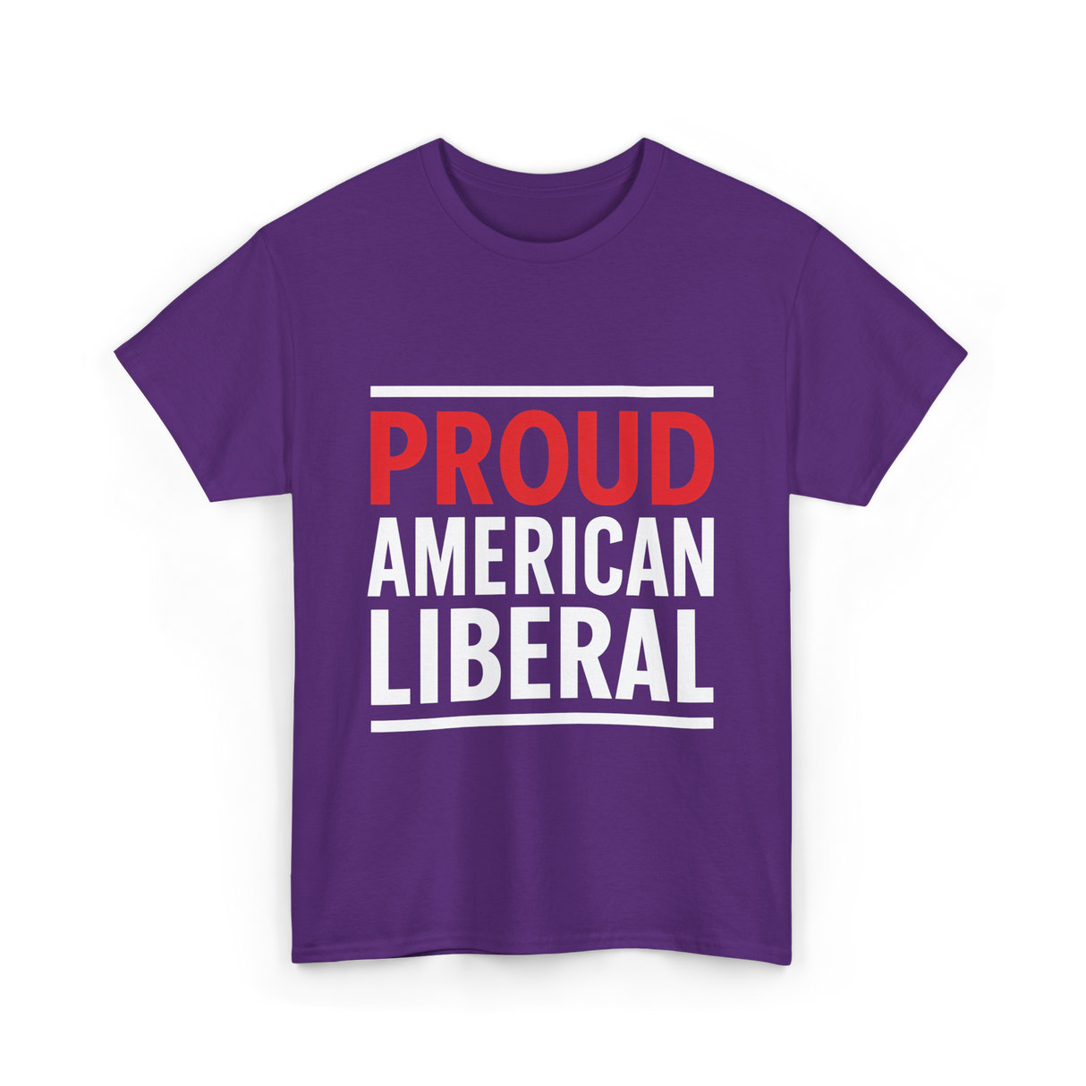 Liberal Political T-Shirt - Purple