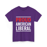 Liberal Political T-Shirt - Purple