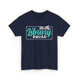 Library Squad Book Lovers T-Shirt - Navy