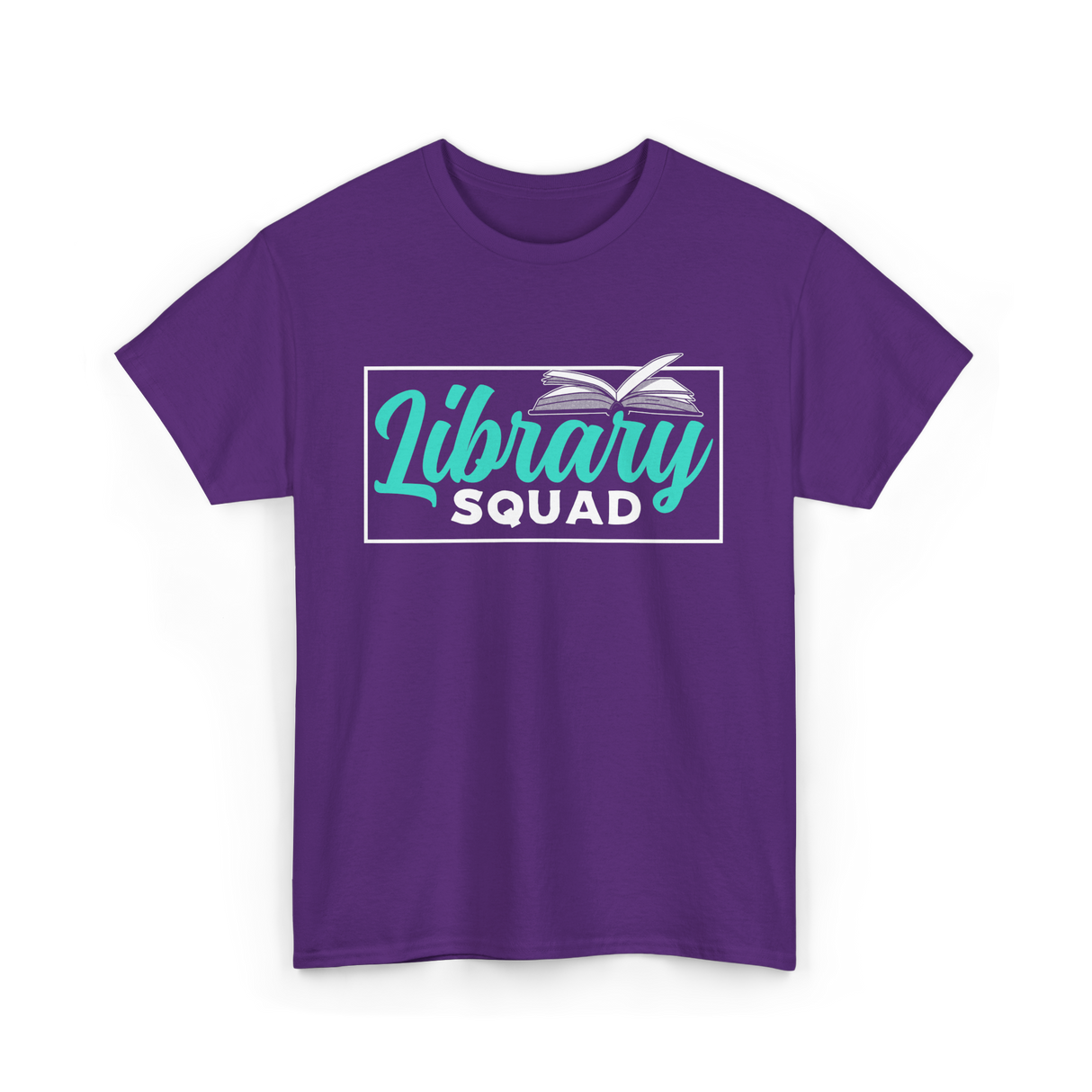 Library Squad Book Lovers T-Shirt - Purple