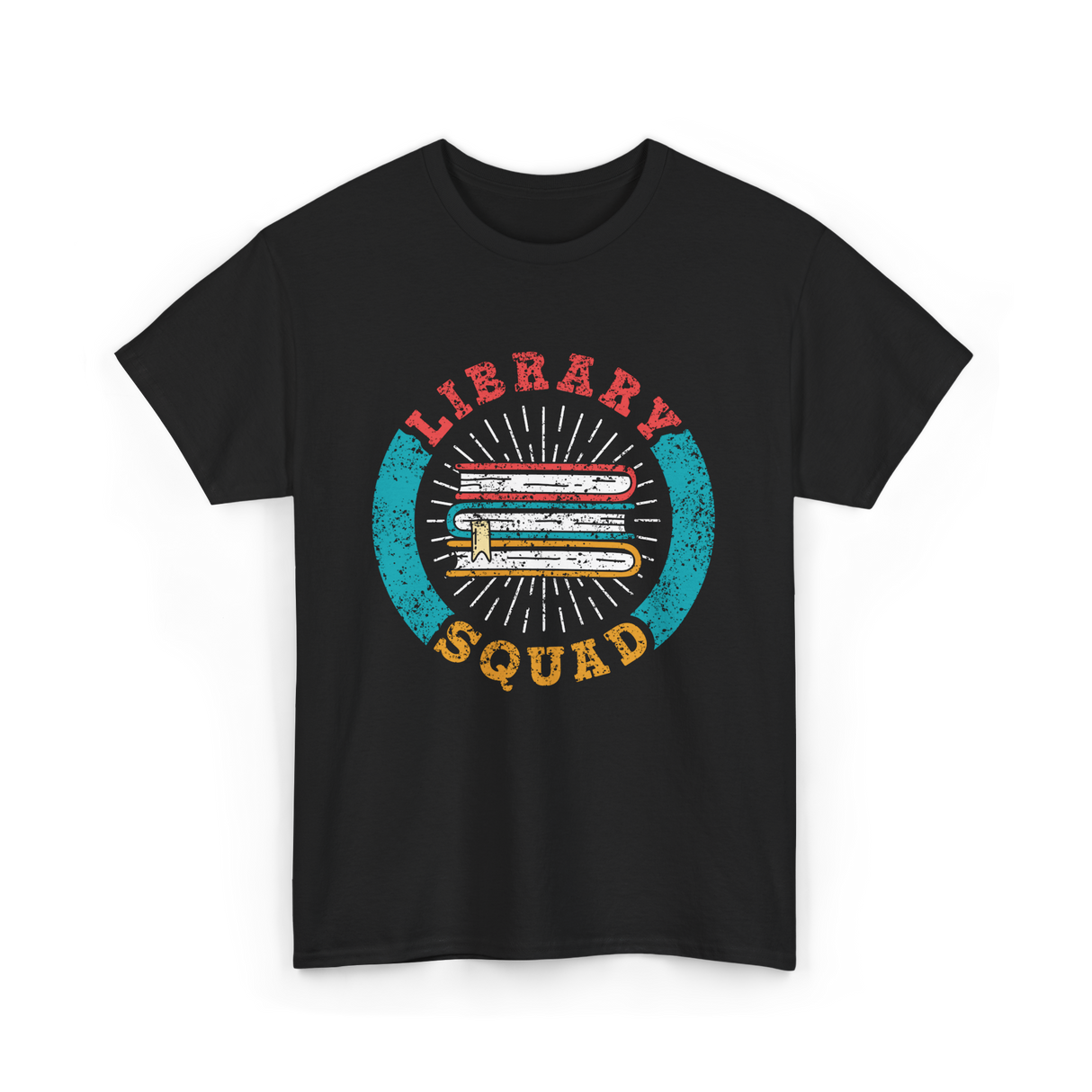 Library Squad Library Lover T-Shirt - Black