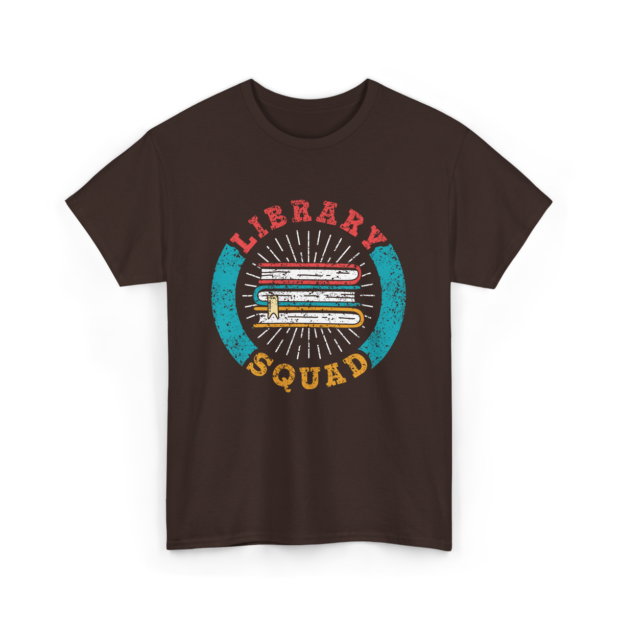 Library Squad Library Lover T-Shirt - Dark Chocolate