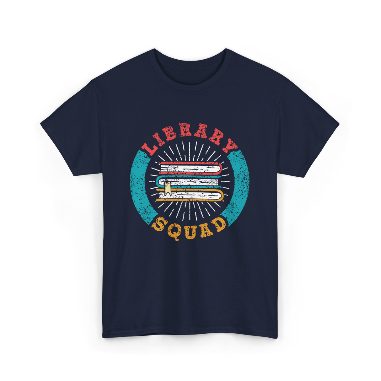 Library Squad Library Lover T-Shirt - Navy