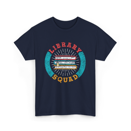 Library Squad Library Lover T-Shirt - Navy