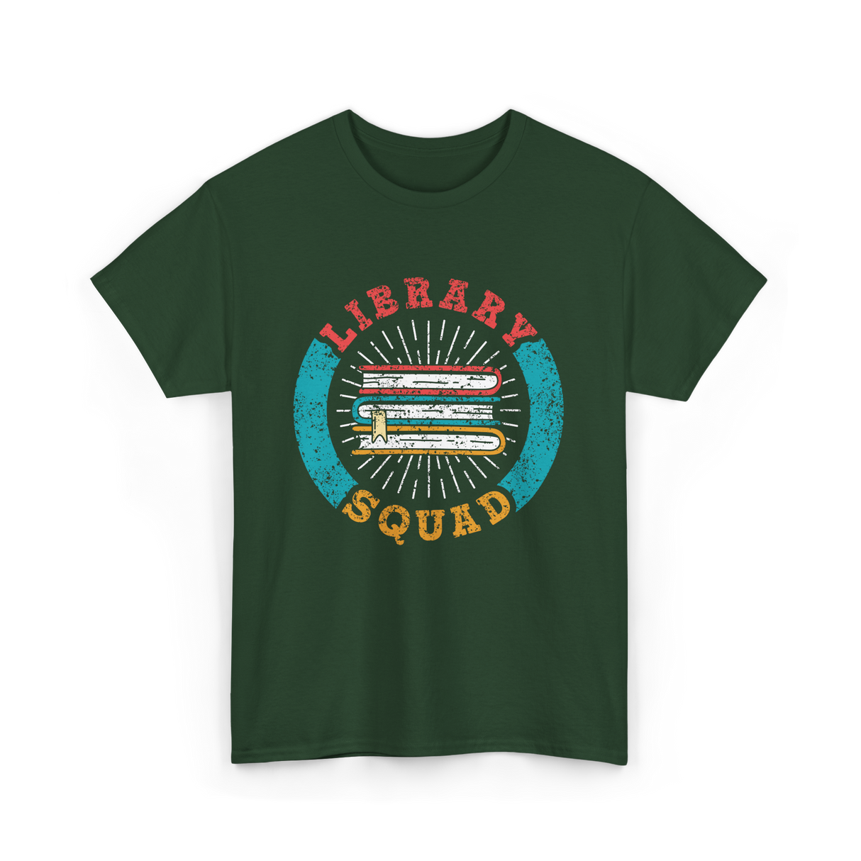 Library Squad Library Lover T-Shirt - Forest Green