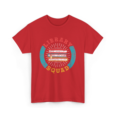 Library Squad Library Lover T-Shirt - Red