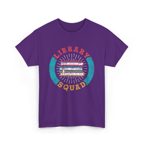 Library Squad Library Lover T-Shirt - Purple