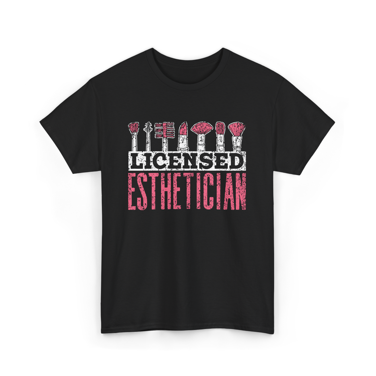 Licensed Esthetician Esthetician Job T-Shirt - Black