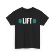 Lift Weightlifting Gym Training T-Shirt - Black