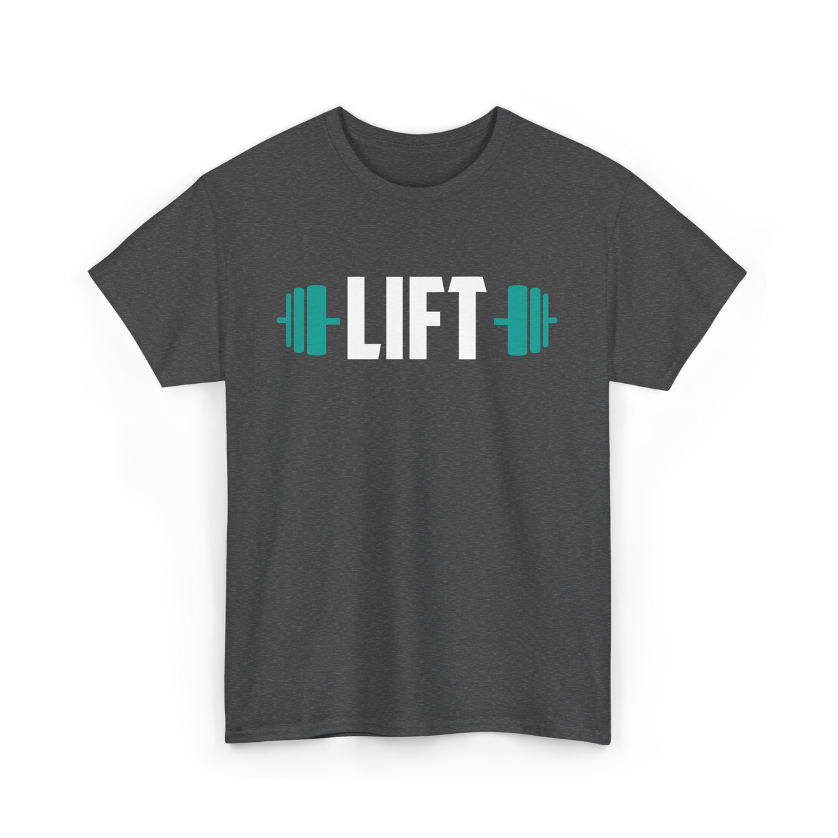 Lift Weightlifting Gym Training T-Shirt - Dark Heather