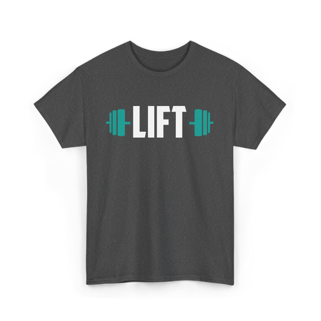 Lift Weightlifting Gym Training T-Shirt - Dark Heather