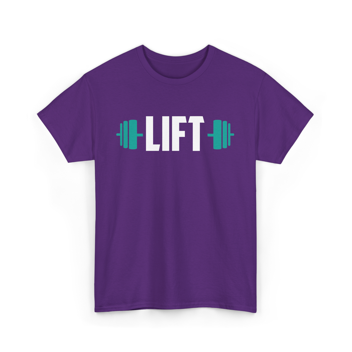 Lift Weightlifting Gym Training T-Shirt - Purple