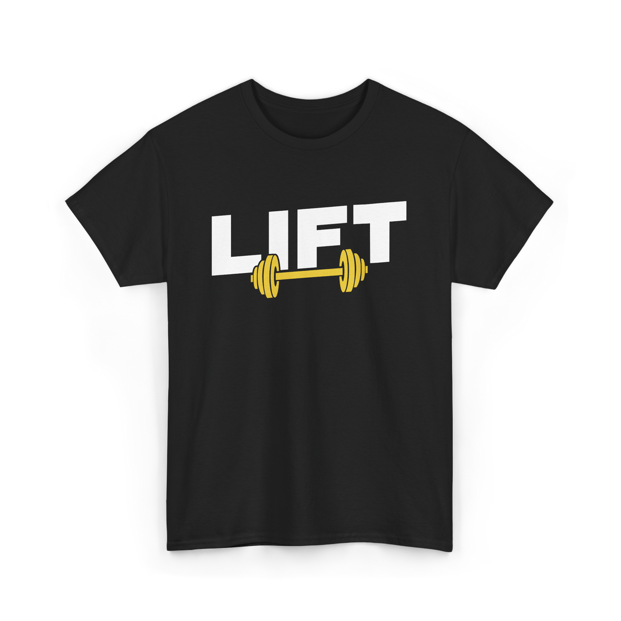 Lift Weightlifting Gym Workout T-Shirt - Black