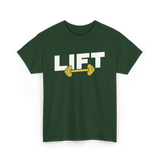 Lift Weightlifting Gym Workout T-Shirt - Forest Green