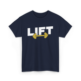 Lift Weightlifting Gym Workout T-Shirt - Navy