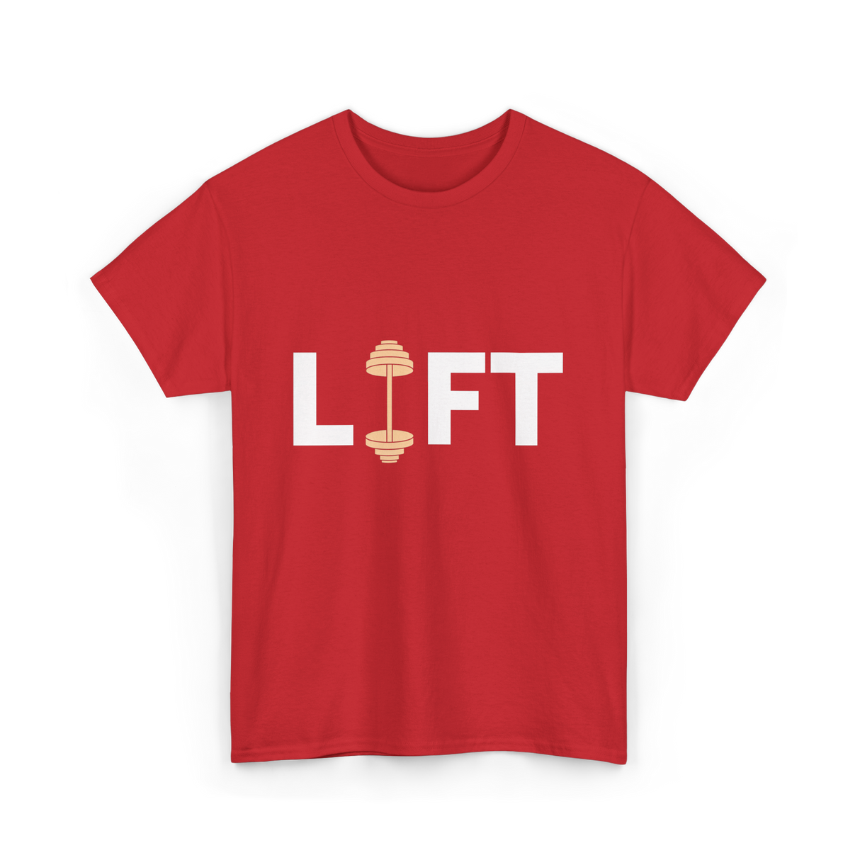 Lift Weightlifting Weightlifter T-Shirt - Red