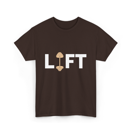 Lift Weightlifting Weightlifter T-Shirt - Dark Chocolate