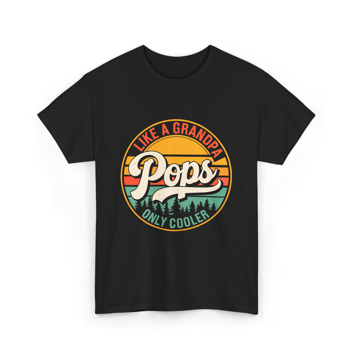 Like a Grandpa Pops Cooler T-Shirt - Black