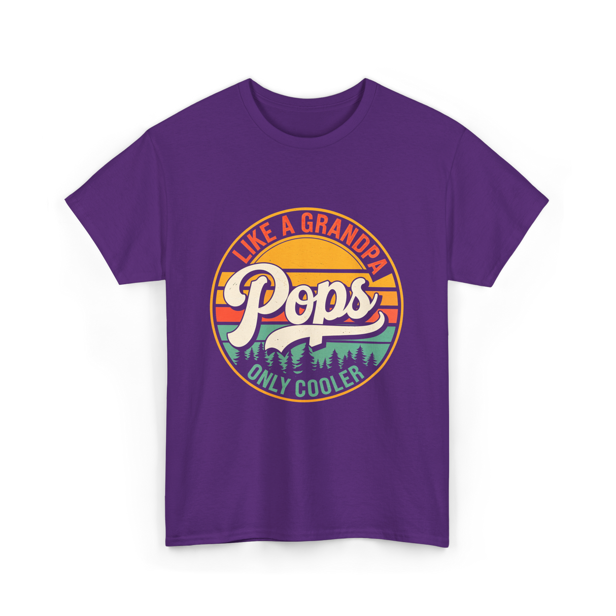 Like a Grandpa Pops Cooler T-Shirt - Purple