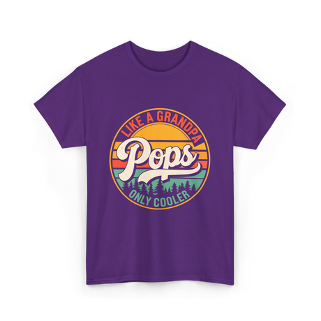 Like a Grandpa Pops Cooler T-Shirt - Purple