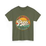 Like a Grandpa Pops Cooler T-Shirt - Military Green