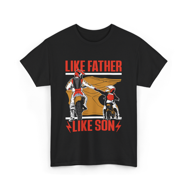 Like Father Like Son Biking T-Shirt - Black