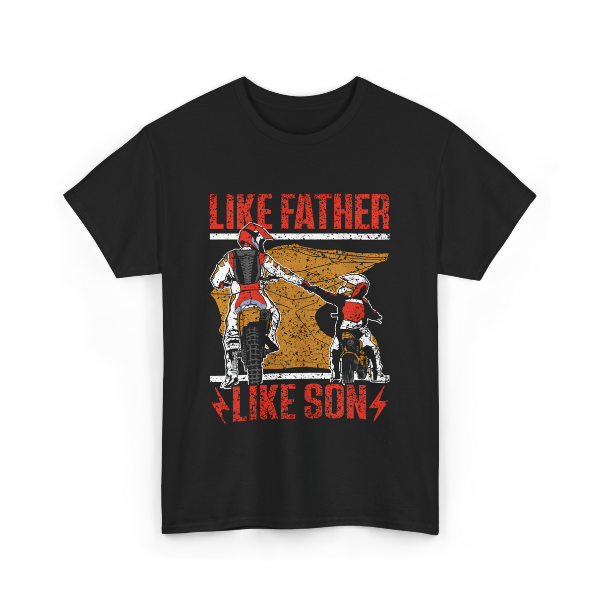 Like Father Like Son Rider T-Shirt - Black