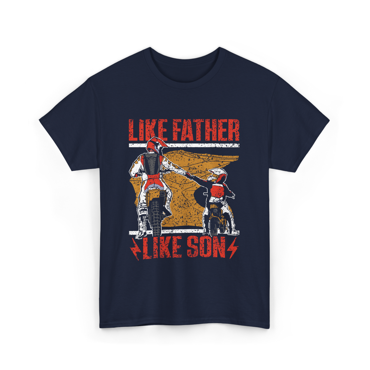 Like Father Like Son Rider T-Shirt - Navy