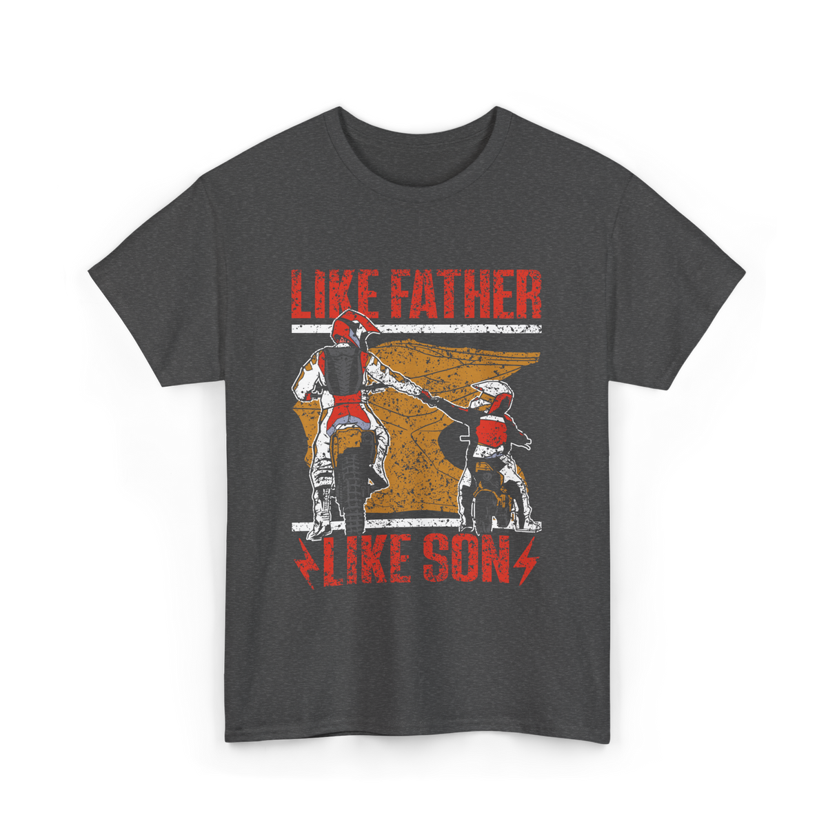 Like Father Like Son Rider T-Shirt - Dark Heather